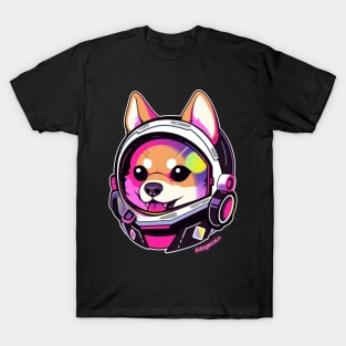 Wow! Much moon! Dogecoin inspired design T-Shirt